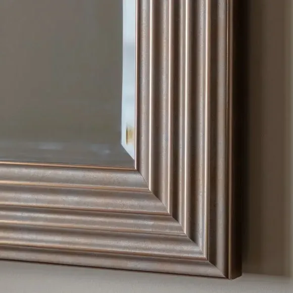 Harlowe Rectangle Wall Mirror - Gold alternate view