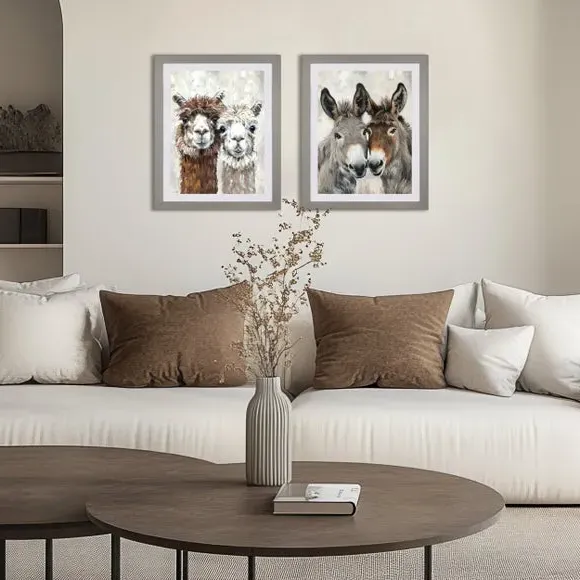 Rectangular Framed Print - Brown alternate view