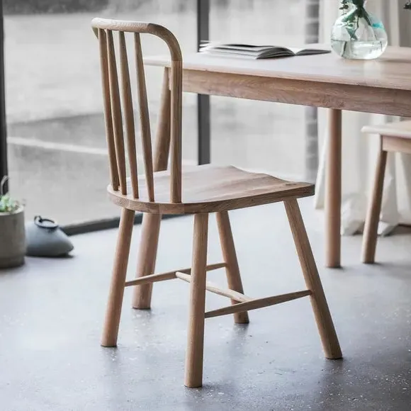 Denton Set of 2 Dining Chairs - Oak alternate view
