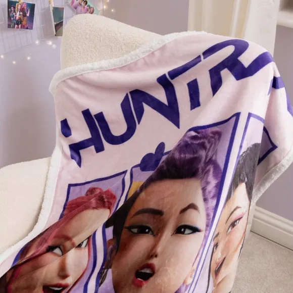K-Pop Demon Hunters Fleece with Sherpa Back - Pink alternate view