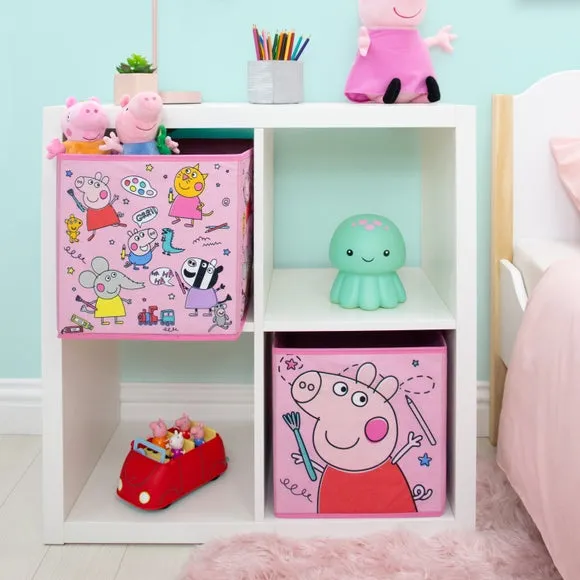 Peppa Pig Doodle Storage Boxes Set of 2 - Pink product