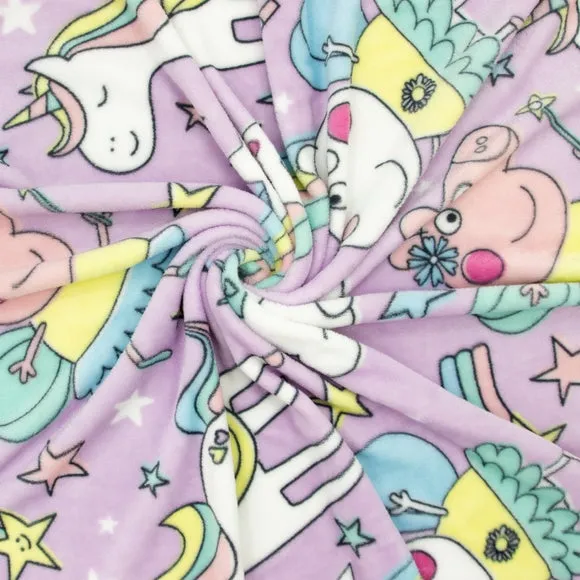 Peppa Pig Fleece Blanket - Purple, Polyester product