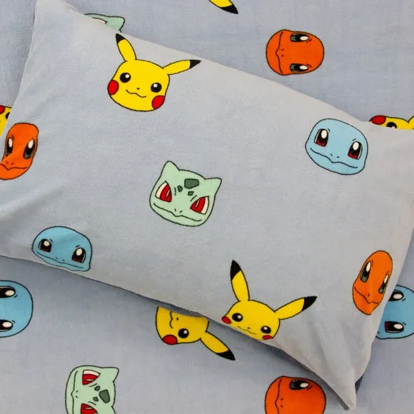 Pokemon Reversible Fleece Duvet Cover & Pillowcase Set - Multicolor alternate view