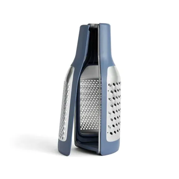 Chef'n 2-in-1 Box Grater Set with 3 Hand Graters - Blue alternate view