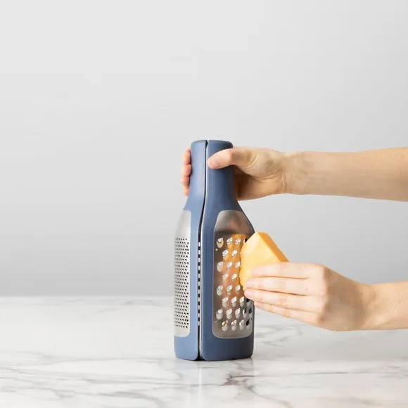 Chef'n 2-in-1 Box Grater Set with 3 Hand Graters - Blue product