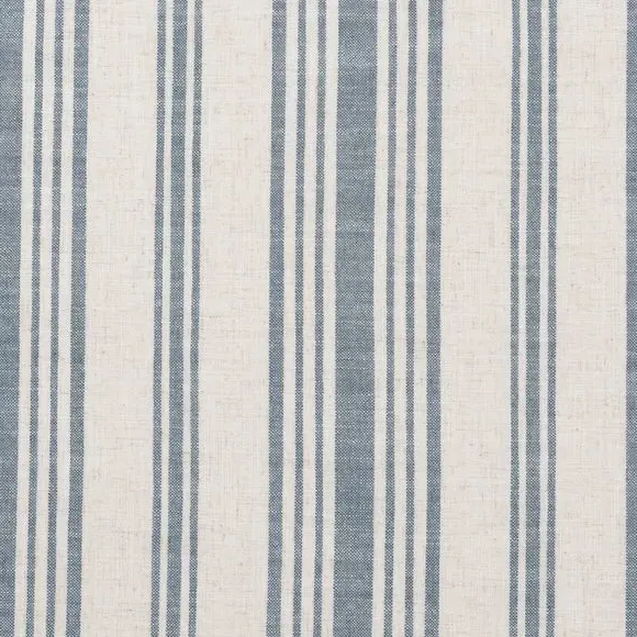 Belton Stripe Roman Blind with Blackout Lining - Folkstone Blue alternate view