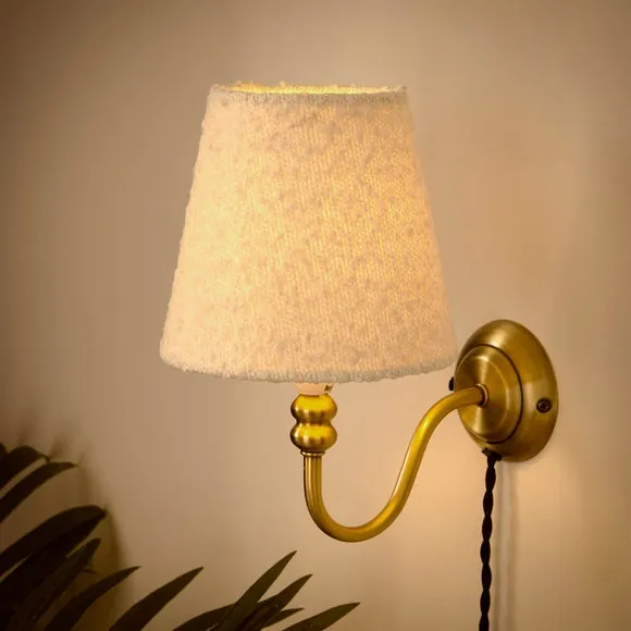 Woodhouse Boucle Lamp Shade - Ivory alternate view