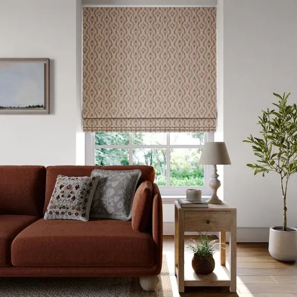 Eaves Made to Measure Roman Blind - Terracotta, Polycotton product