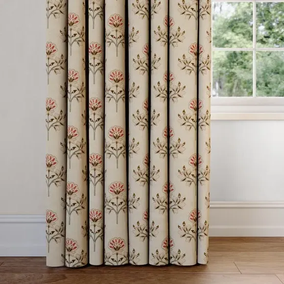 Hallaton Made to Measure Curtains - Rhubarb, Polycotton product