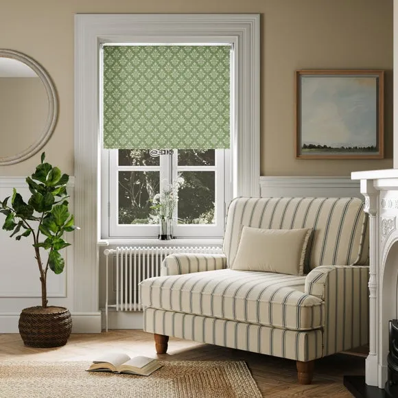 Morecott Blackout Roller Blind Fire Retardant - Olive, Recycled Polyester product