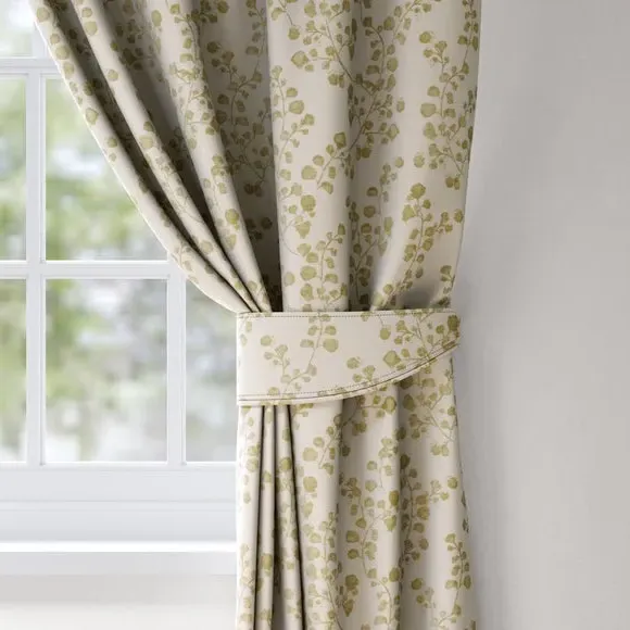 Woodville Made to Order Curtain Tieback - Soft Olive, Viscose Linen product