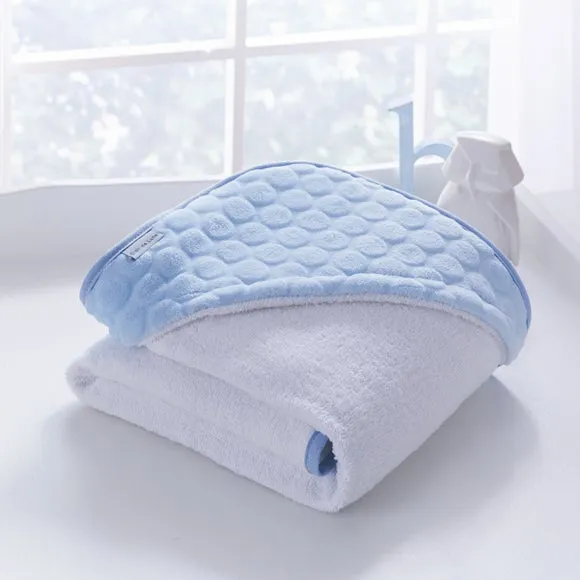 Marshmallow Baby Hooded Towel - Blue, Terry Towelling product