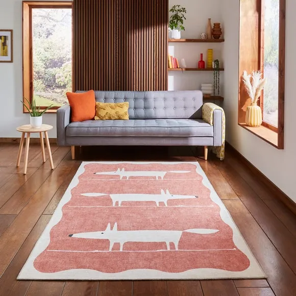 Scion Mr Fox Washable Rug - Terra/Beige product
