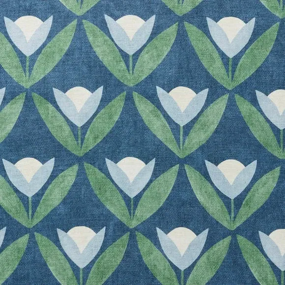 Scion Tulip Trellis Washable Rug - Midnight alternate view