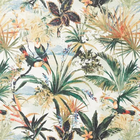 Toucan Washable Rug - Antique alternate view