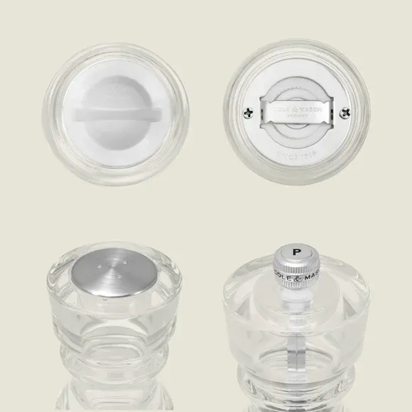 London Salt Shaker & Pepper Mill Gift Set - Clear alternate view