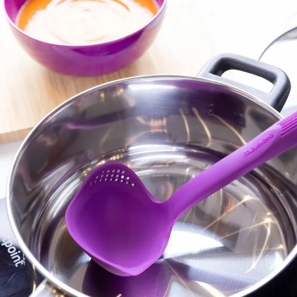 Brights Silicone Ladle - Plum Purple alternate view