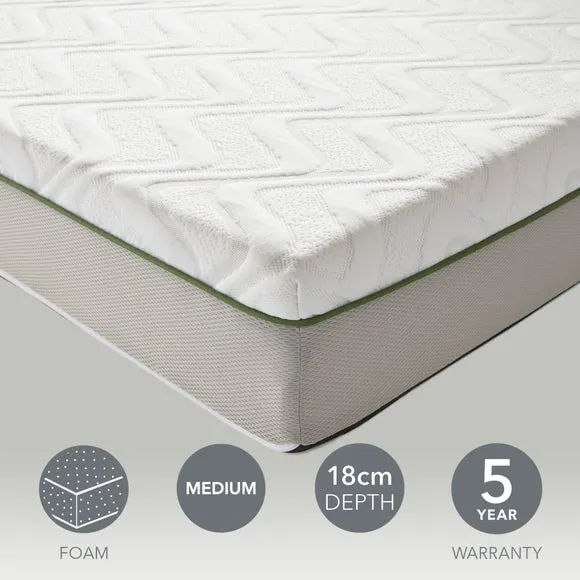 Comfortzone Small Double Memory Foam Rolled Mattress product