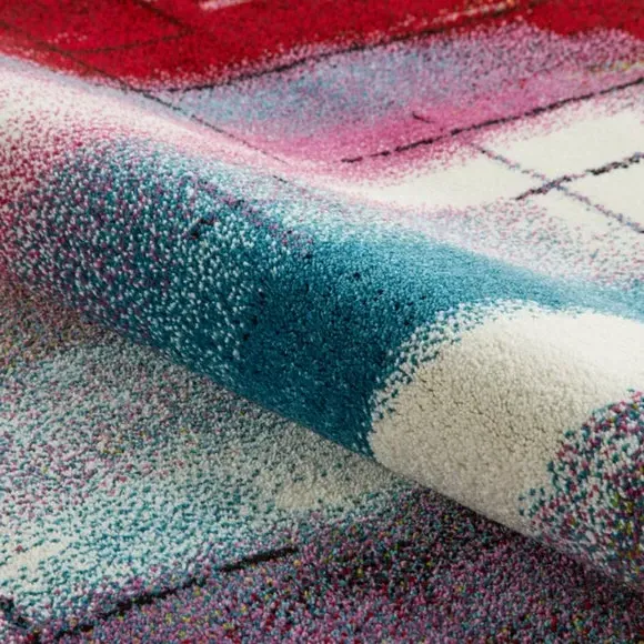Art Abstract Rug - Multicoloured, Polypropylene alternate view