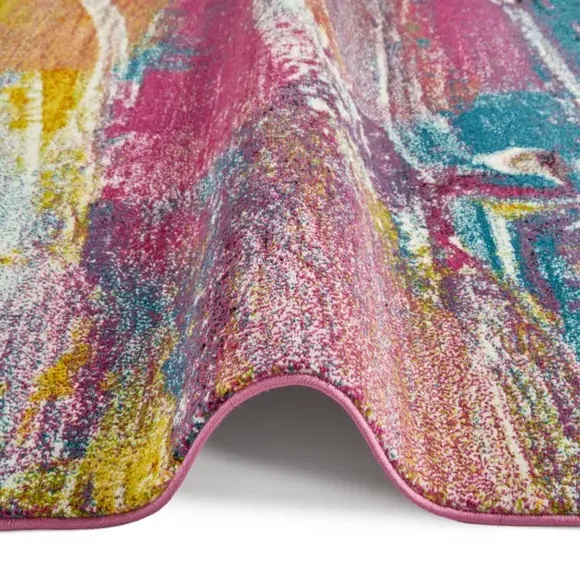 Art Brush Runner - Multicolor, Polypropylene alternate view