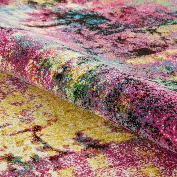 Art Flame Abstract Rug - Multicoloured, Polypropylene alternate view