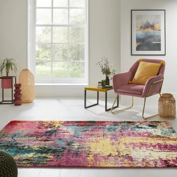 Art Flame Abstract Rug - Multicoloured, Polypropylene product