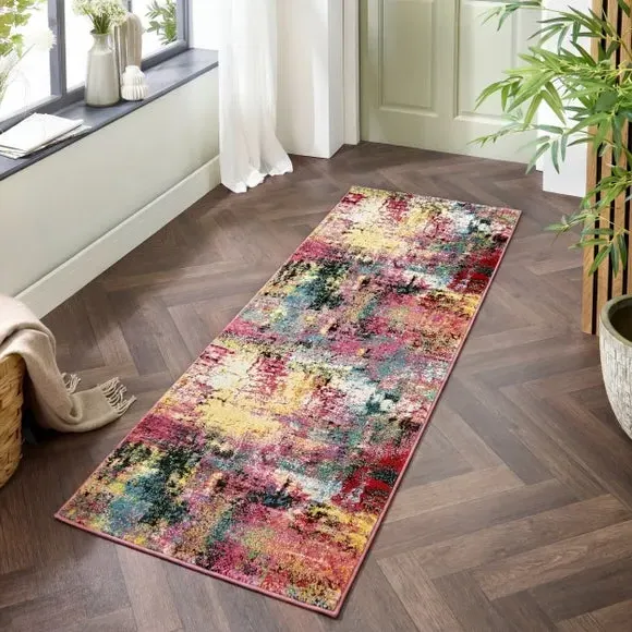 Art Flame Tufted Pile Runner - Multicolor product
