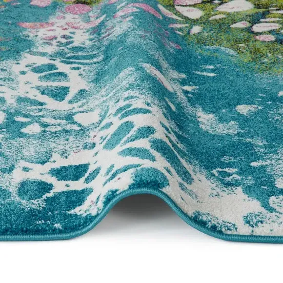 Art Reef Tufted Pile Runner - Blue alternate view