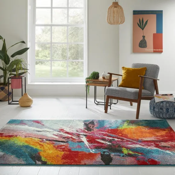 Art Splash Rug - Multicoloured, Polypropylene product