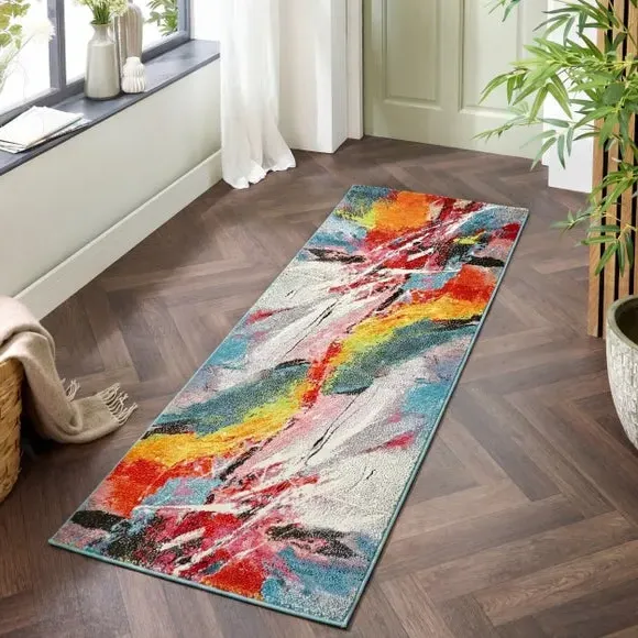 Art Splash Tufted Pile Runner - Multicolor product