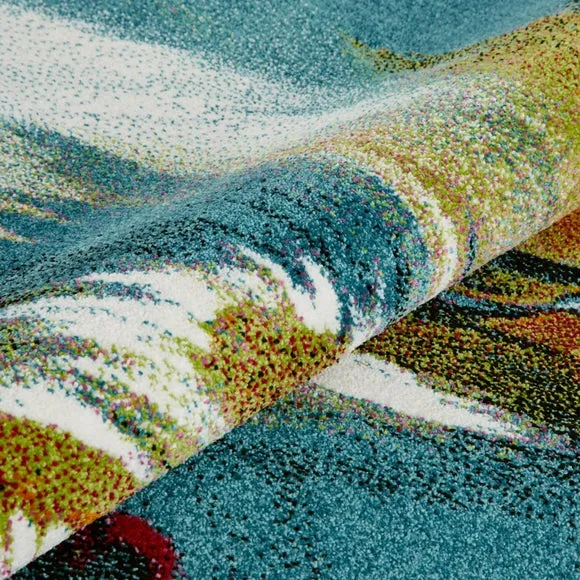 Art Swirl Rug - Multicoloured, Polypropylene alternate view