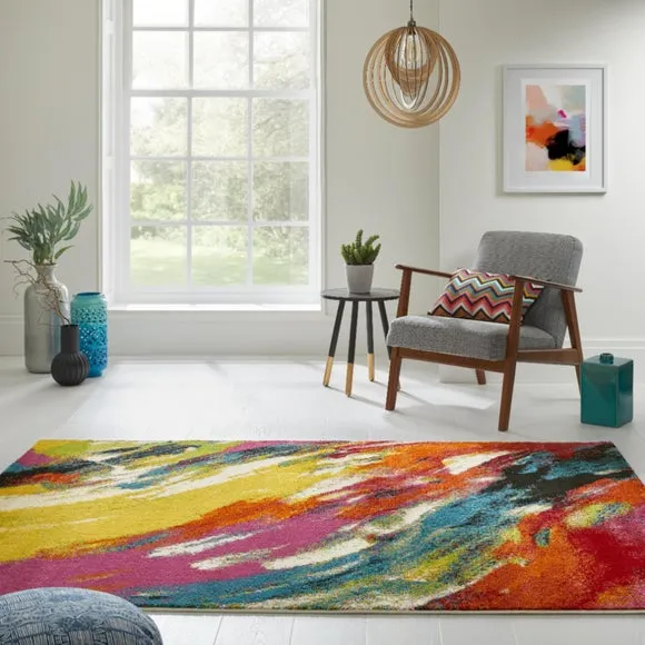 Art Wave Rug - Multicoloured, Polypropylene product