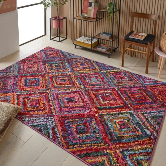 Carnaval Diamond Rug - Multicoloured product