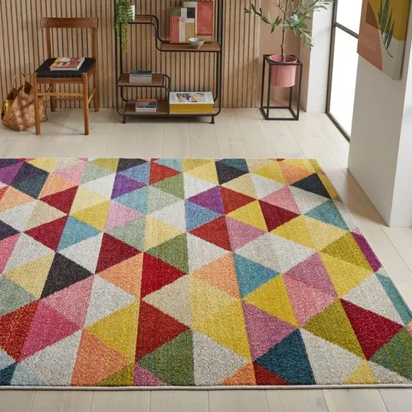 Carnaval Geometric Rug - Multicoloured product