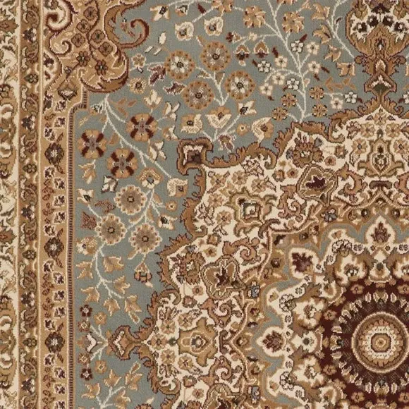 Grand Heritage Plush Medallion Runner - Blue alternate view