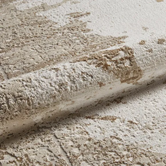 Skyline Abstract Velvet Rug - Natural, Polyester-Acrylic alternate view