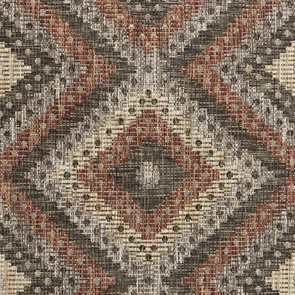 Sumac Indoor Outdoor Kilim Rug - Brown alternate view