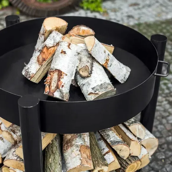 High Fire Bowl - Black, Steel alternate view