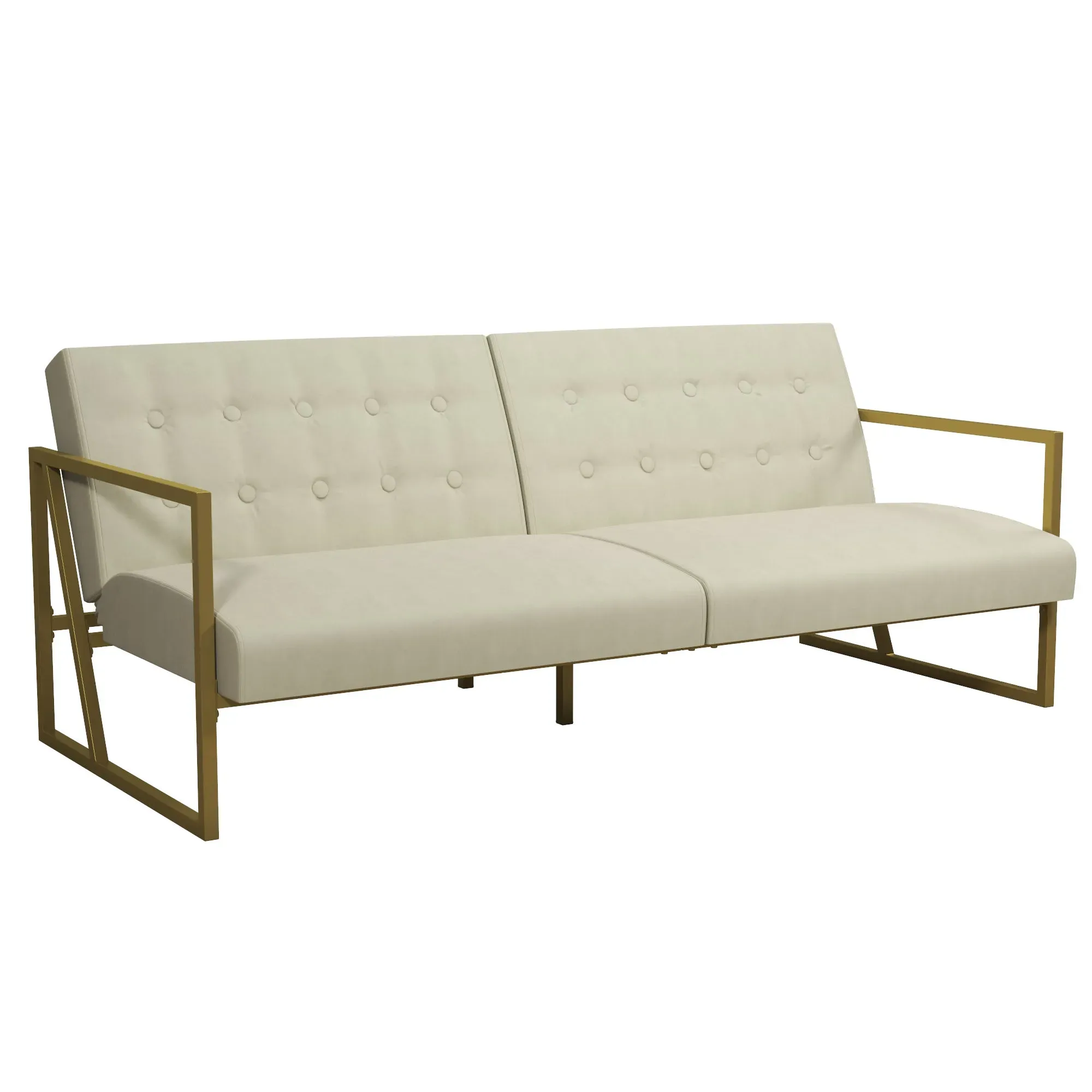 cosmo-lexington-velvet-futon-velvet-ivory image