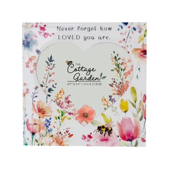 Floral Heart Photo Frame - Multicolor product