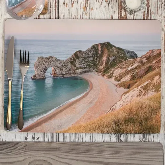 Durdle Door Pack of 4 Large Placemats - Multicolor product