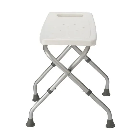 Croydex Adjustable Shower Seat Foldable - White alternate view
