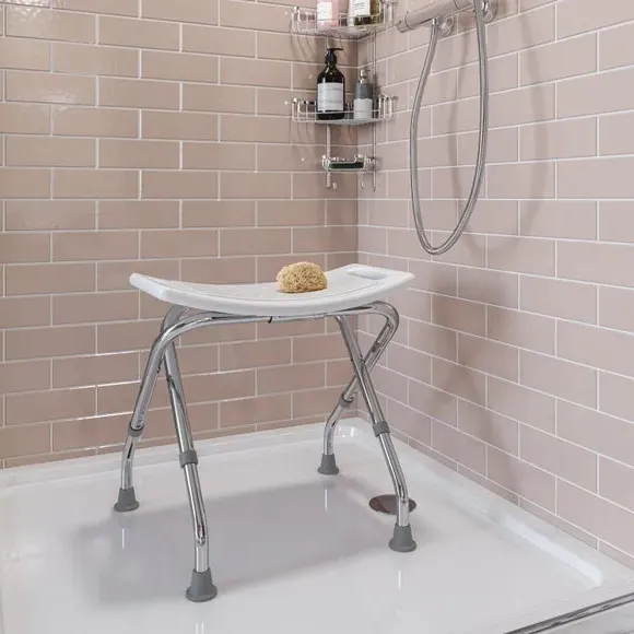 Croydex Adjustable Shower Seat Foldable - White product