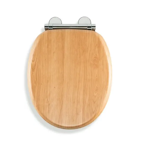 Hartley Flexi-Fix Oval Toilet Seat - Brown, Oak Effect alternate view