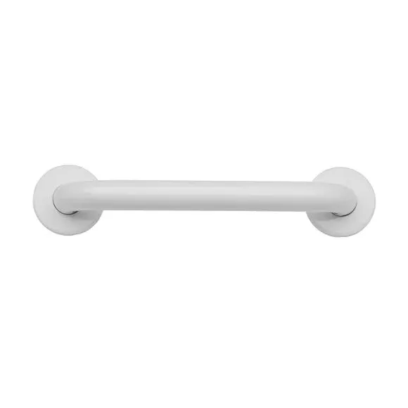 Stainless Steel Grab Bar - White alternate view