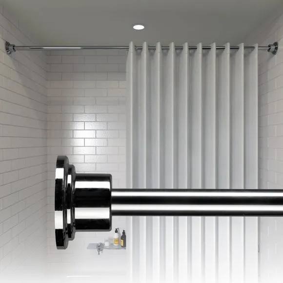 Stick-n-Lock Telescopic Tension Rod Extendable - Silver product