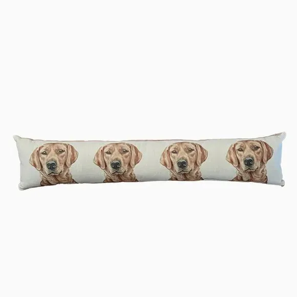 Labrador Draught Excluder - Cream alternate view