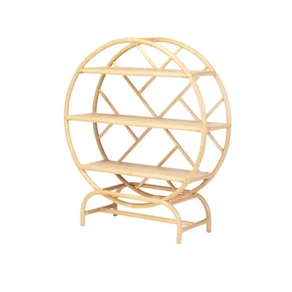 Medium Etagere Bookcase - Natural, Rattan alternate view