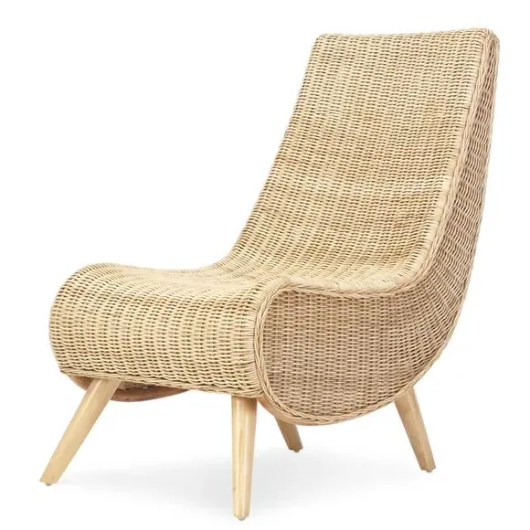 Teardrop Chair Hand-Woven - Natural, Rattan alternate view