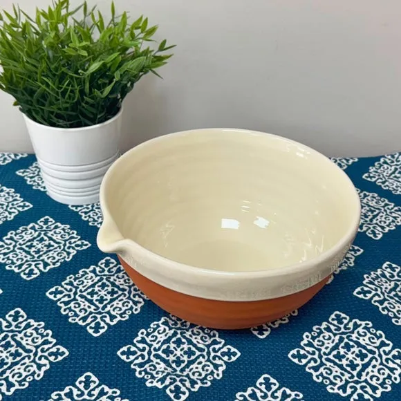 Porto Ribbed Mixing Bowl - Terracotta alternate view